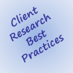 Best Practices for Client Research